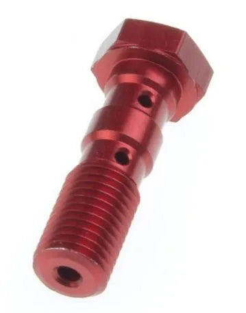 Trw M10 Banjo Bolt - Dubbel - Aluminium