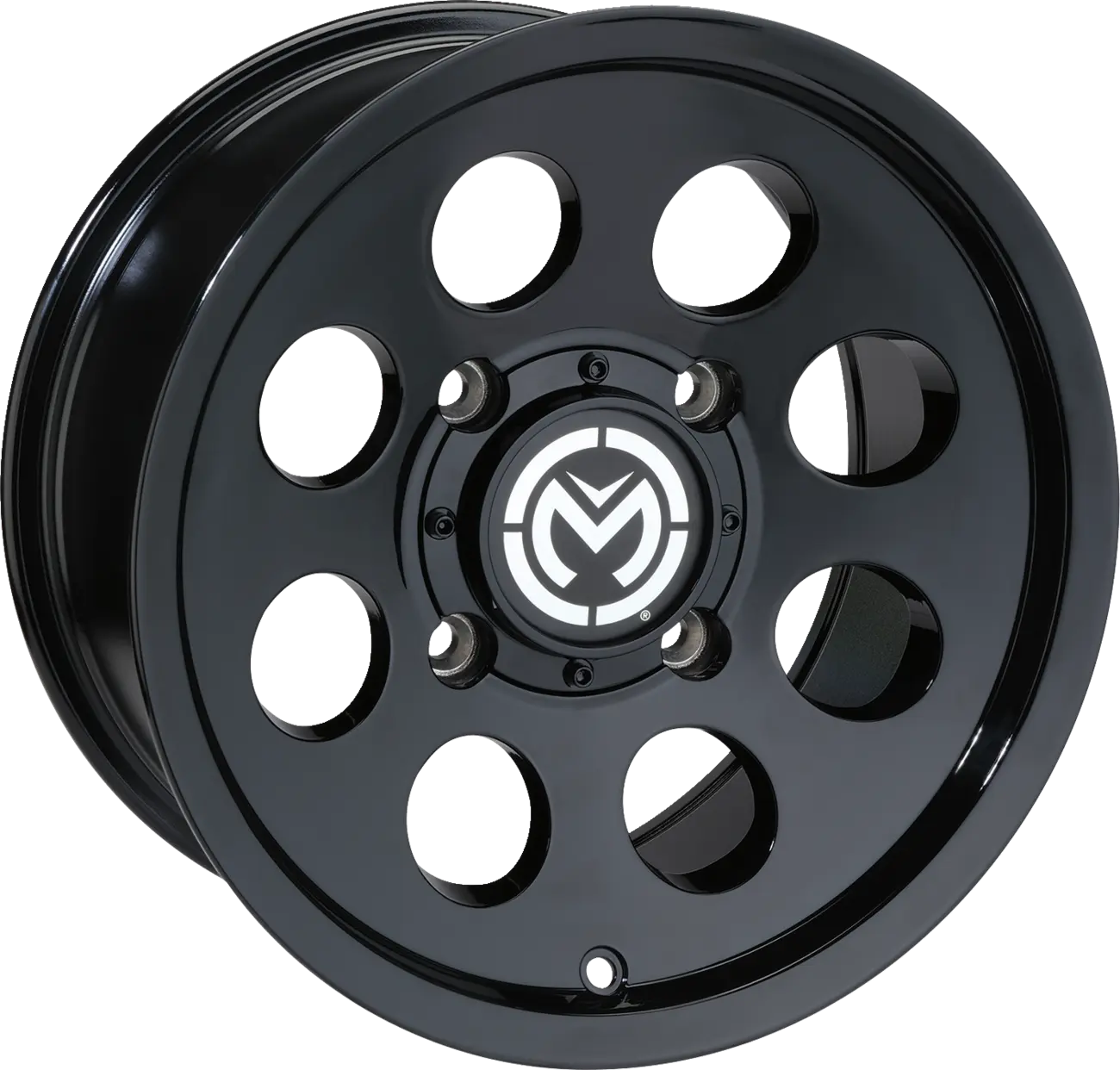 Moose Offroad 14" Atv Wheel - Black Gloss