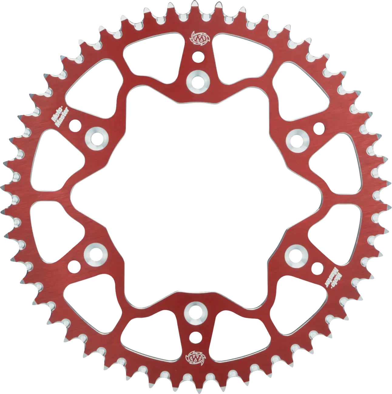 Moto-master Aluminum Rear Sprocket - 52t Red