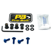 Pro Bolt Aluminium Screen Bolt Kit - Blue