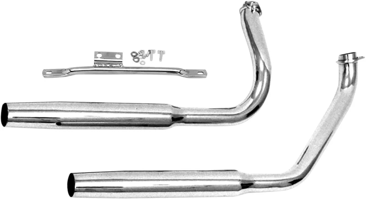 Paughco 1-3/4" Dubbla Avsmalnande Avgasrör för Shovelhead FL