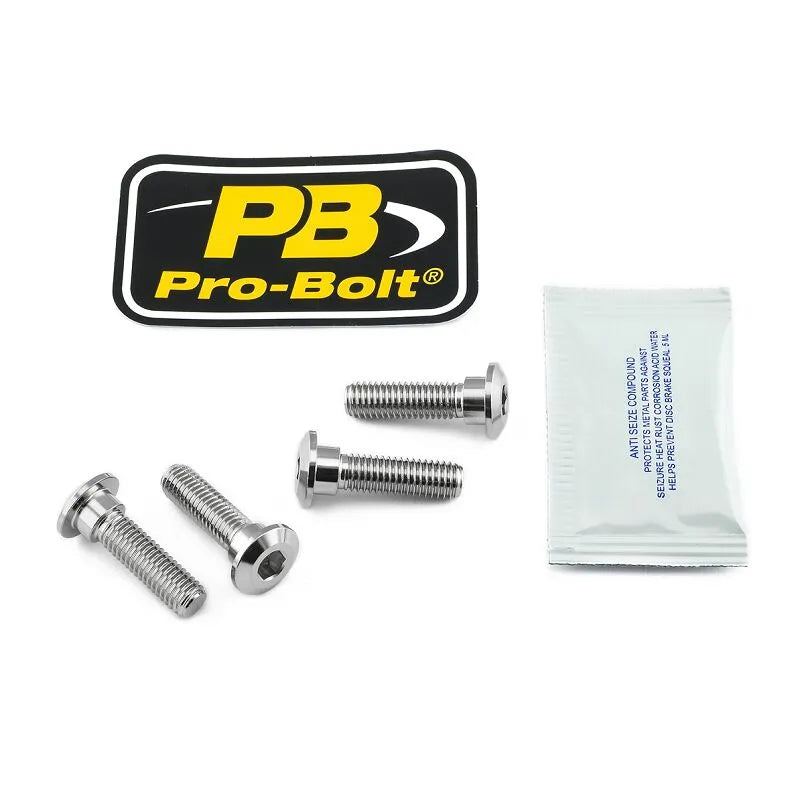 Pro Bolt Rostfritt Stål Bromsskiva Monteringsbult Kit