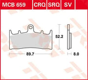 Trw Sv Series Sintered Brake Pads - Front