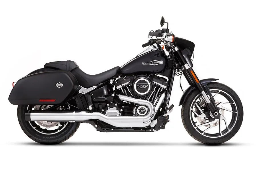Rinehart Racing 4" Slip-On Avgasrör för Softail Sport Glide