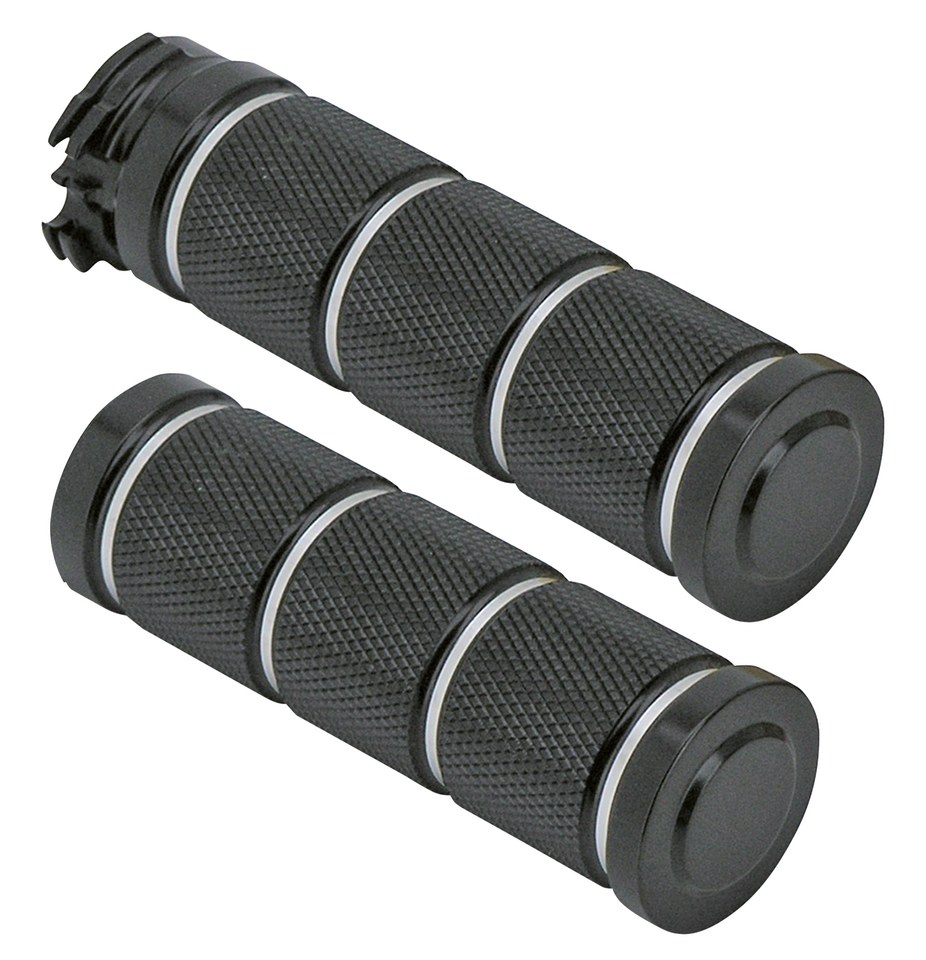 Zodiac Retro Style Knurled Billet Aluminum Grip Sets – Handlebar