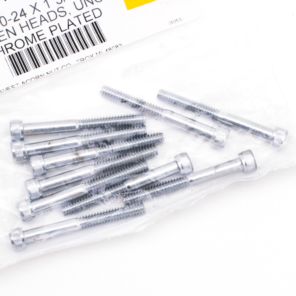 Midwest Acorn Nut Company Chrome Plated Allen Head Screws Assortment – Hardware