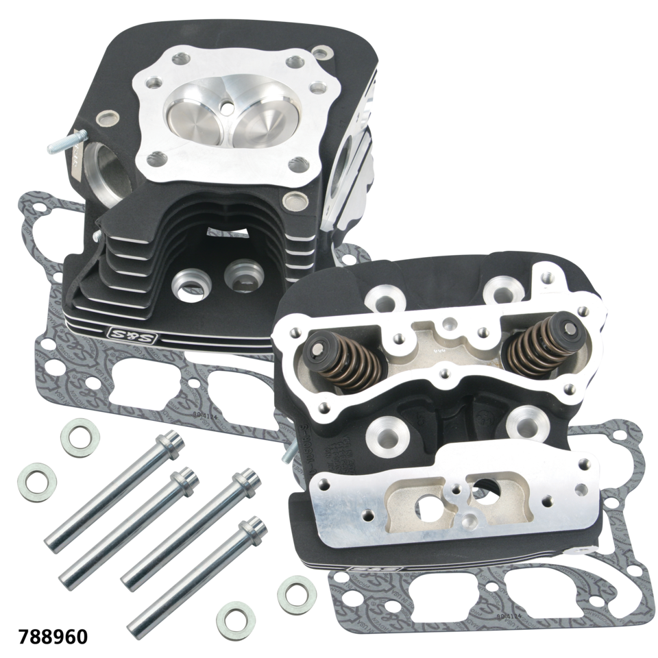 S&S Super Stock Cylinder Heads for 1999-2005 Twin Cam – Engine