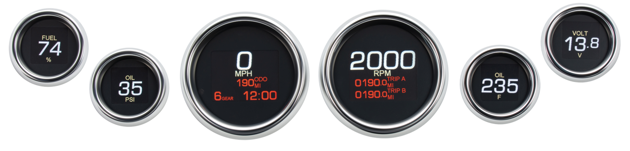 Dakota Digital MLX-8000 Fairing Gauges – Gauges & Dashes