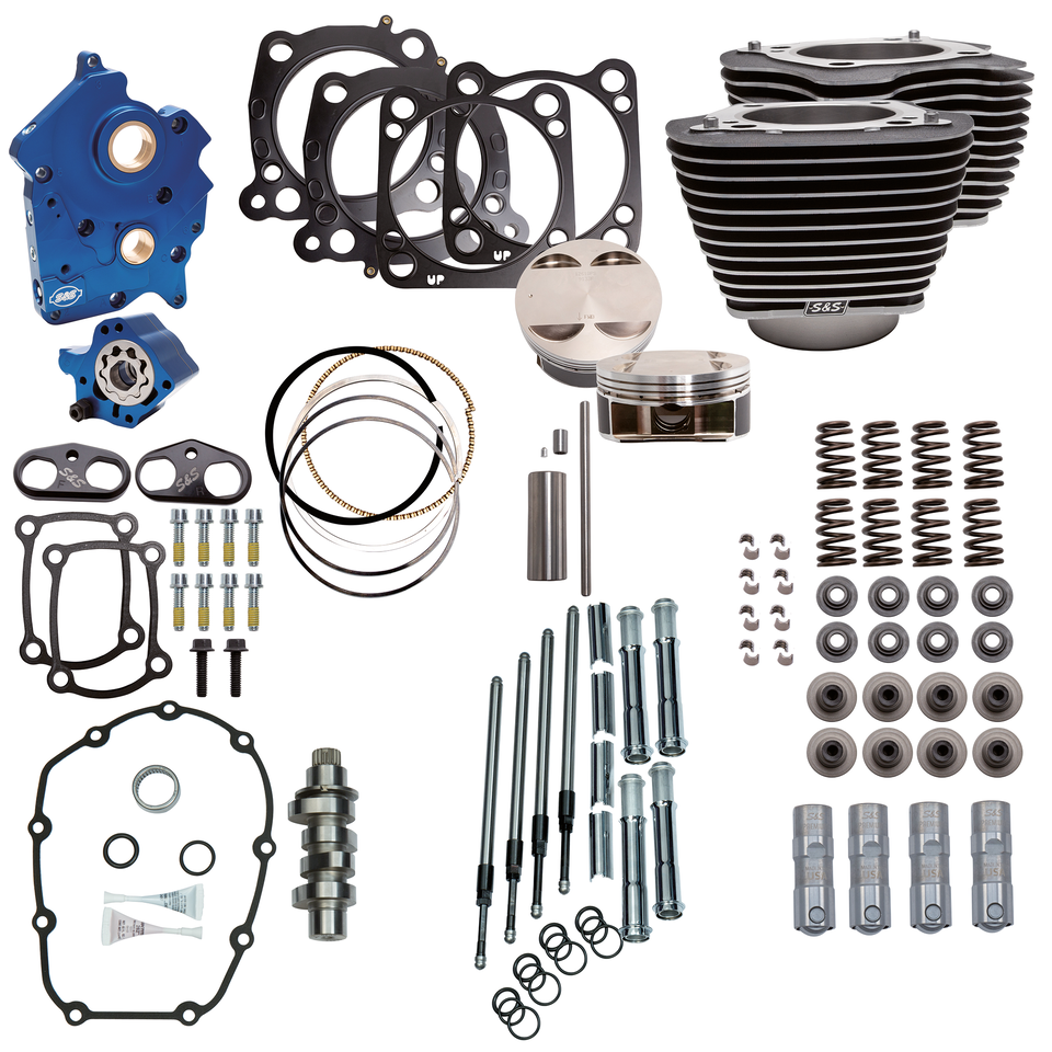 S&S 124CI, 128CI, 129CI & 132CI Power Packages for Milwaukee Eight – Engine