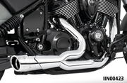 Freedom Performance Exhaust Combat Fluted 2-INTO-1 for Indian Powerplus & Thunderstroke