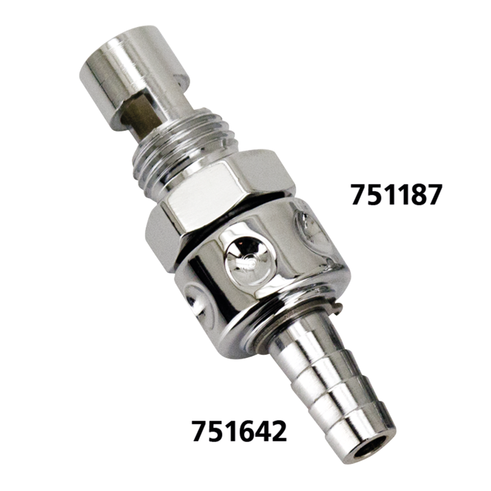 Kustom Tech Carburetor Mounted Fuel Valve for S&S Carburetors – Gas- & Oil Tank
