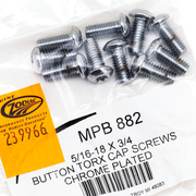 Midwest Acorn Nut Company Chrome Plated Button Head Torx Screw Assortment – Hardware