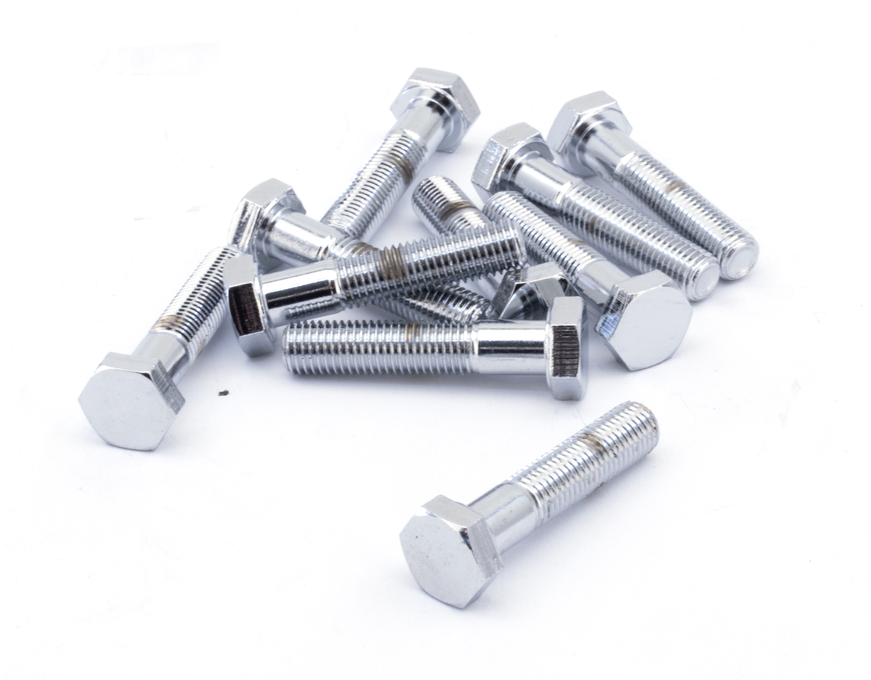 Midwest Acorn Nut Company Chrome Plated Hex Head Cap Screws Assortment – Hardware