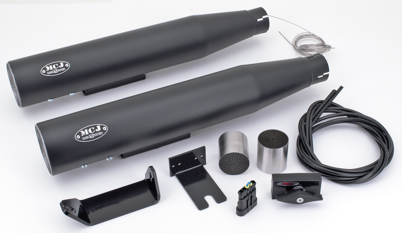 Mcj Adjustable Exhausts for Dyna