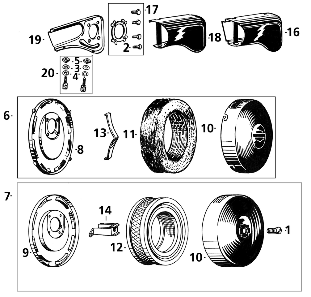 Samwel Supplies Air Intake and Air Cleaner for Linkert Carburetors
