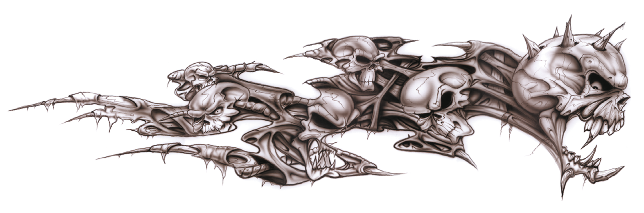 Lethal Threat "bike Tattoos" Designs and Tank Decals