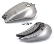 Zodiac One Piece 2" Stretched Smooth Top Steel Gas Tank for Dyna – Gas- & Oil Tank