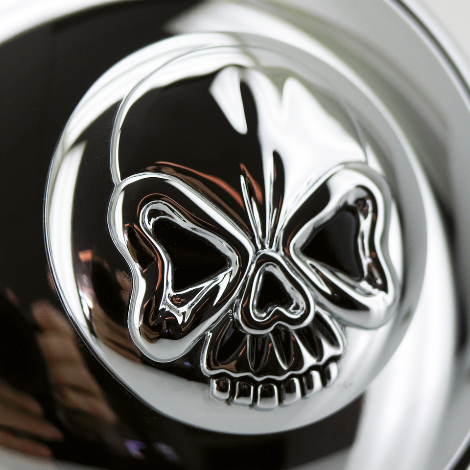 Zodiac Lockable Three-Dee Skulled Gas Caps – Gas- & Oil Tank