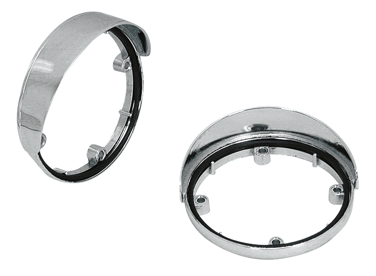 Zodiac Chrome-Plated Die-Cast Turn Signal Visors – Electric & Light