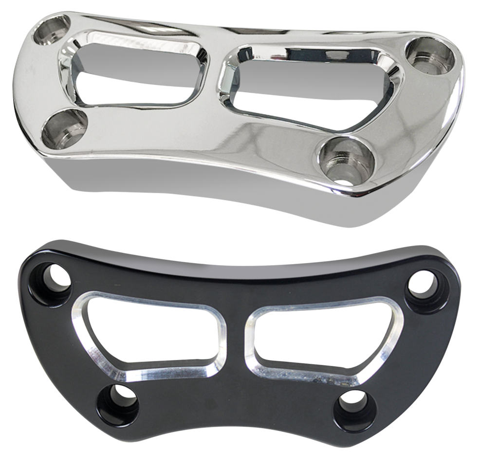 V-Twin One-Piece Upper Handlebar Clamps