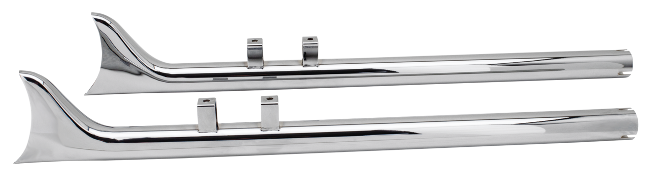 V-Twin Wyatt-Gatling Fishtail Drag Mufflers – Exhaust