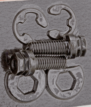 Colony Shovelhead Exhaust Flange Locking Bolt