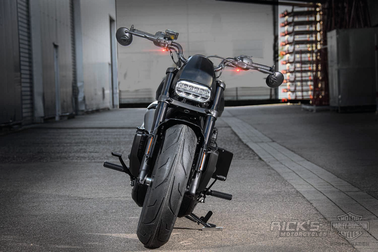 Rick's Mini Headlight Fairing for Sportster S – Windshield