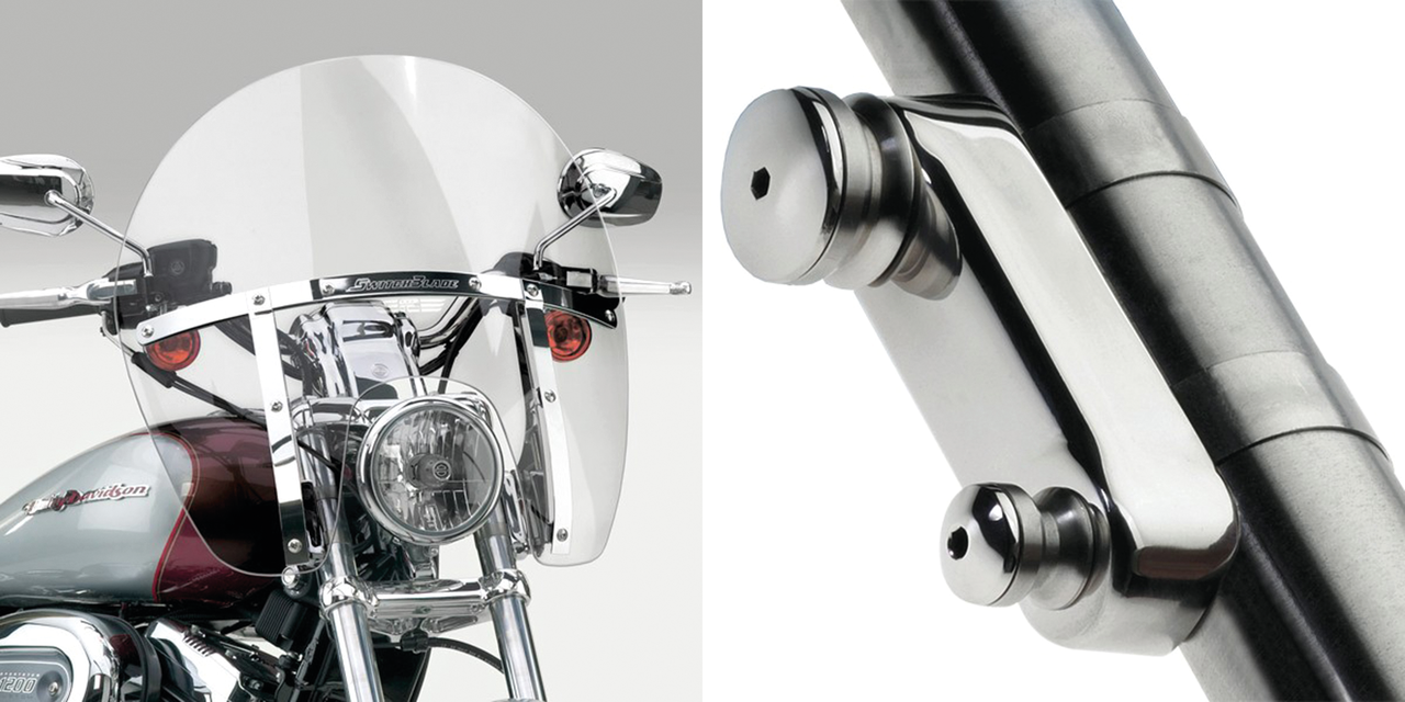 National Cycle Switchblade Chopped Quick-Release Windshields