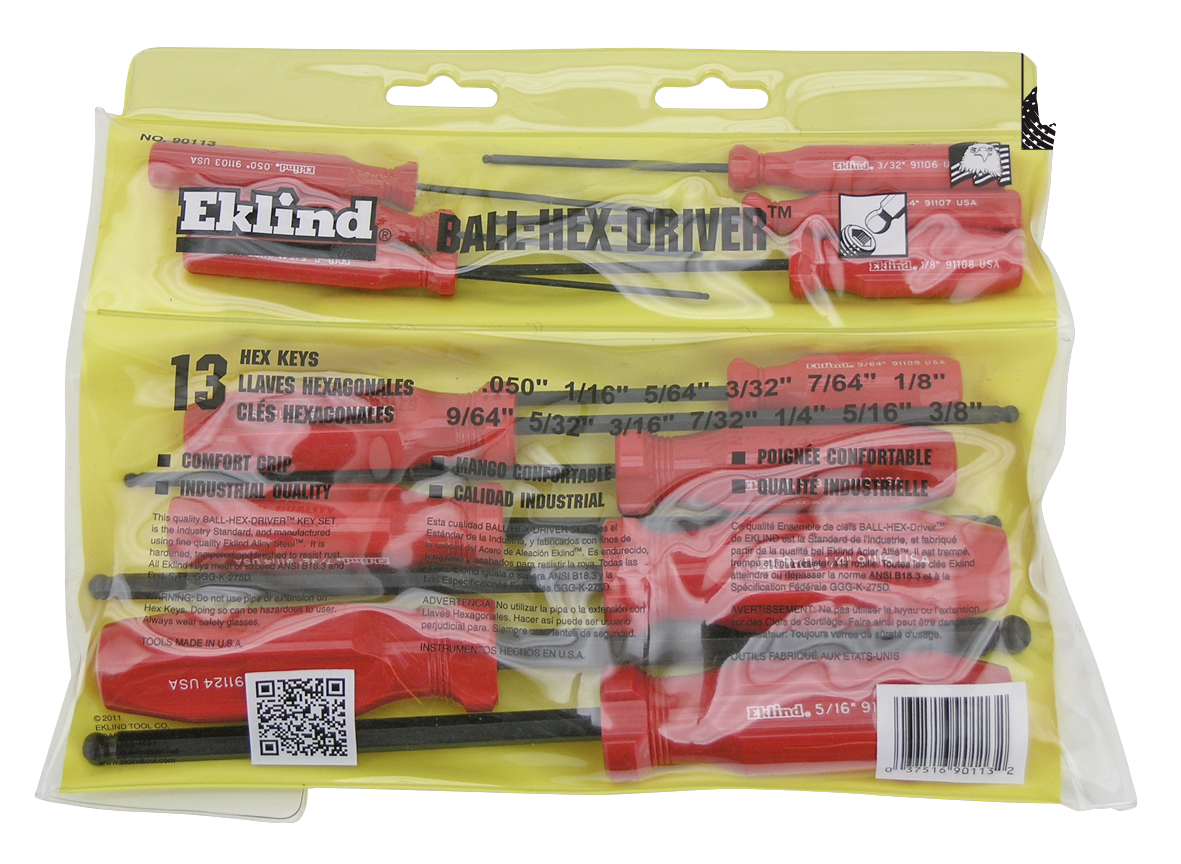 Eklind Tool Company USA Made Allen Keys and Torx Head Drivers – Tools & Chemicals