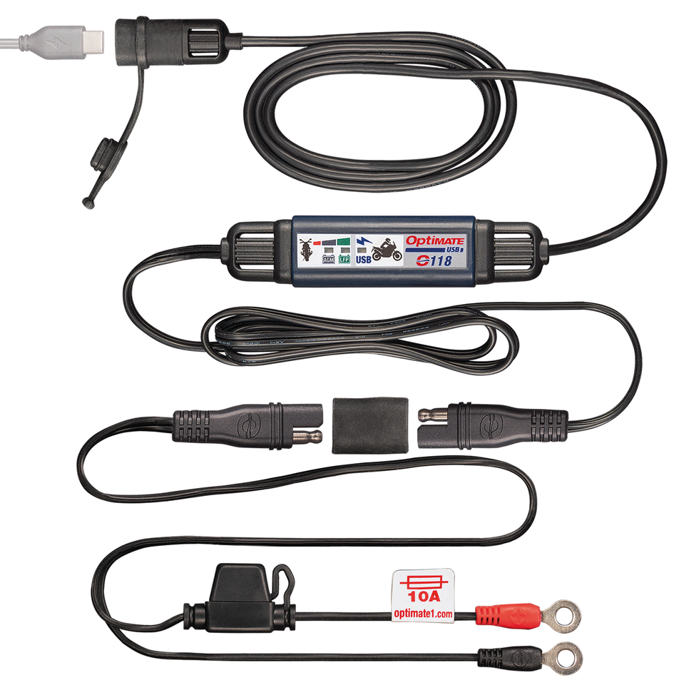 Optimate/Tecmate Optimate Smart USB-C Charging Cable – Engine Electrics