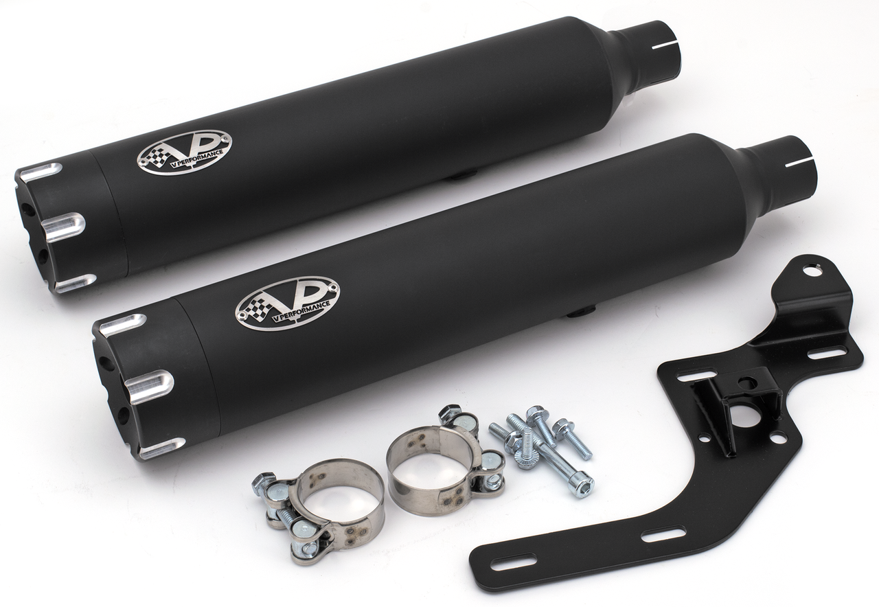 V-Performance Slip-On Mufflers for Milwaukee Eight Softail – Exhaust