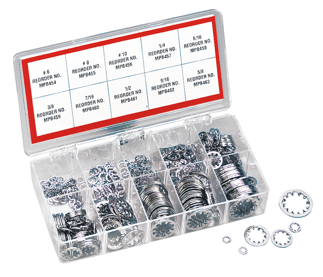 Midwest Acorn Nut Company Internal Lock Washers Assortment – Hardware