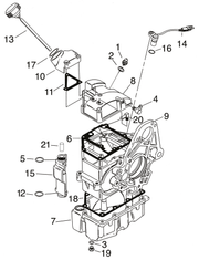 Eastern MC Parts Evolution Dyna 5-SPEED Transmission Housing and Parts