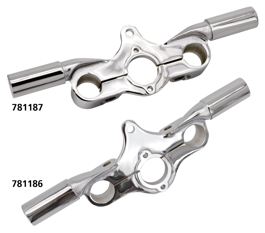 V-Twin Triple Tree Clamps for Early Springers – Front Forks