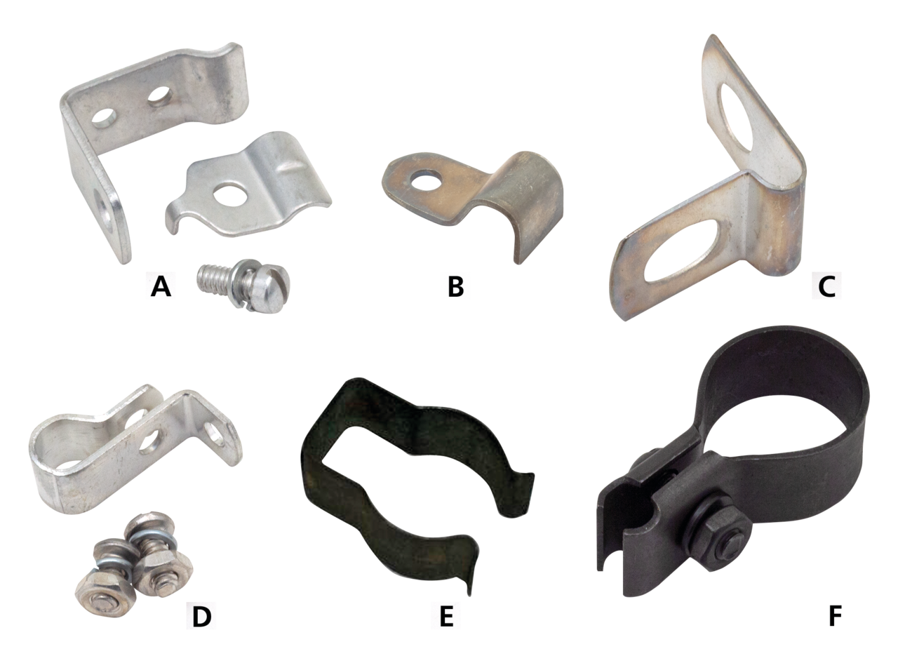 Colony Control Cable Clamps for Vintage Models – Control Cables & Hydraulic Lines