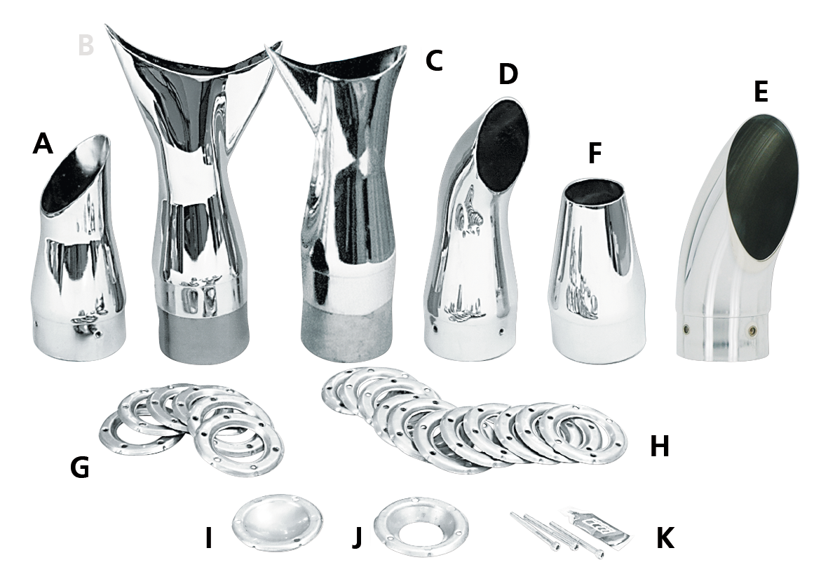 SuperTrapp Accessories and Replacement Parts for 3" Internal Disc Series