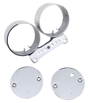 Zodiac Instrument Brackets for Sportster, Dyna & Police Road King – Gauges & Dashes
