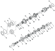 Eastern MC Parts Transmission Parts for 2006-2022 XL & XR Sportster and Air Cooled Buell