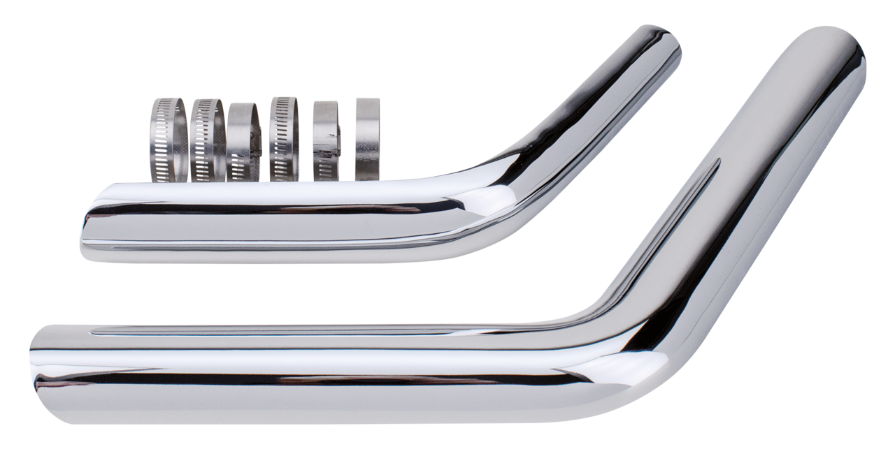 V-Twin Radii Drag Pipes for Electric Start FX Shovelhead – Exhaust