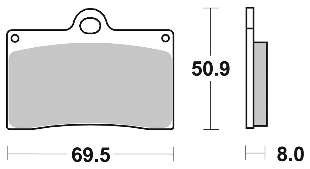Sbs Front Disc Brake Pads