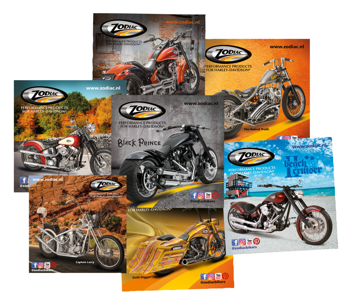 Zodiac Show Bike Stickers – Helmets