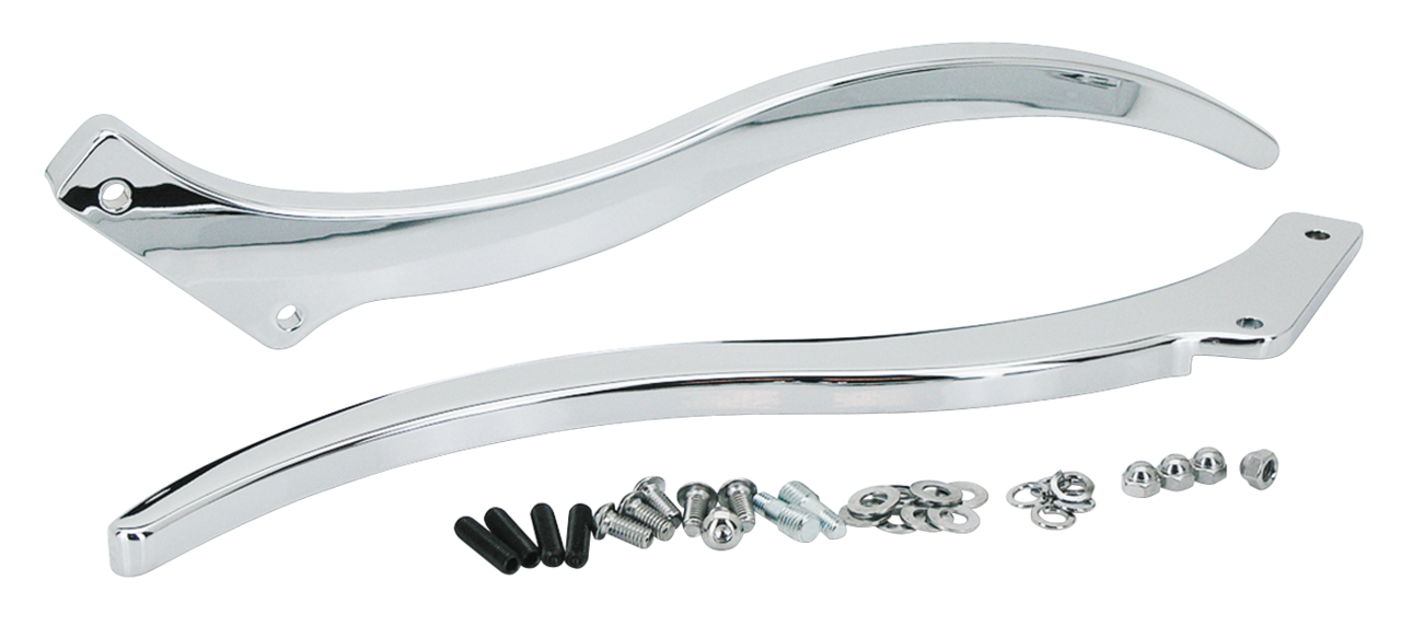 Zodiac Chrome Billet Aluminum Fender Struts for Softail – Fender & Struts