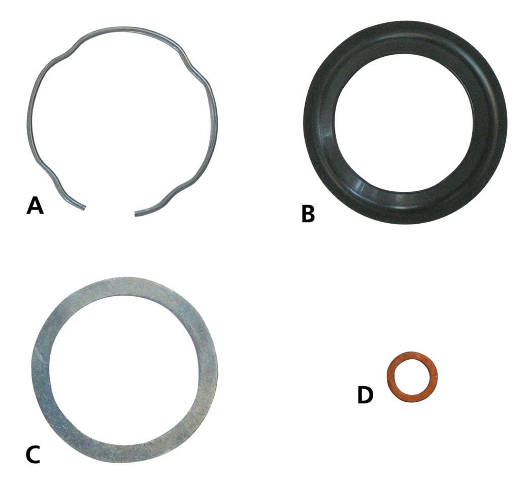 James Gaskets Front Fork Seal Retaining Clips and Back Up Washers