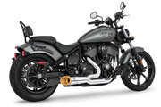 Freedom Performance Exhaust Combat Slash Cut 2-INTO-1 for Indian Powerplus & Thunderstroke