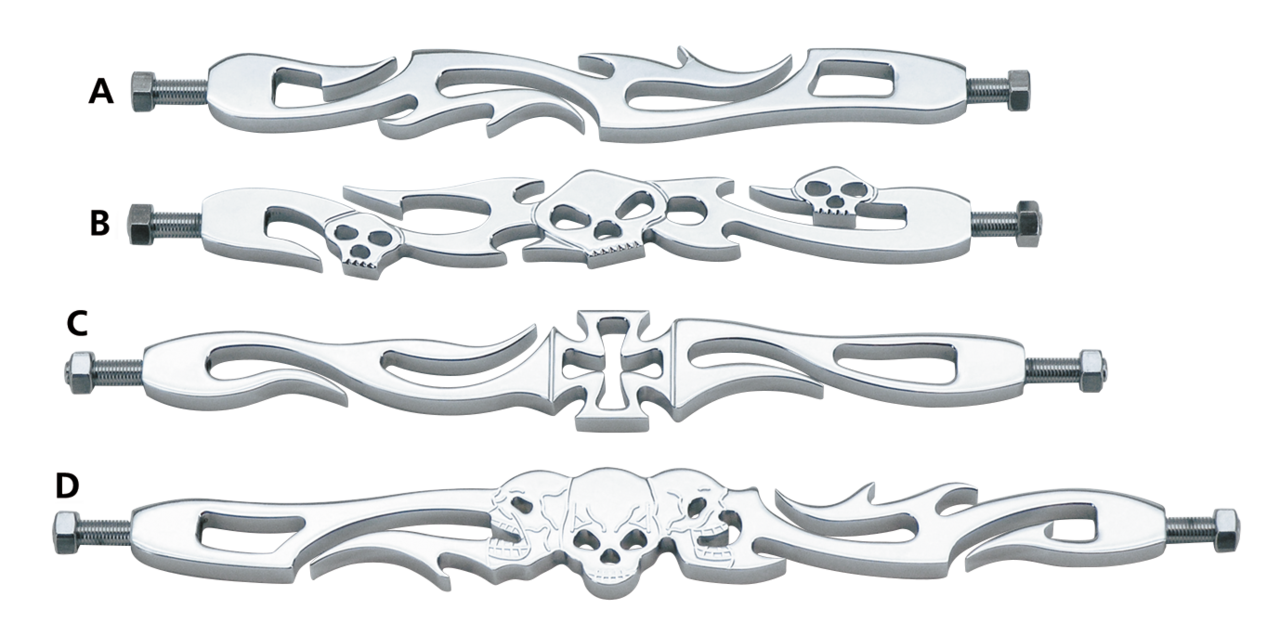Zodiac Billet Chrome Custom Shifter Rods – Foot Control