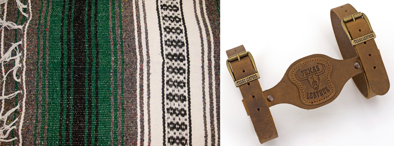 Texas Leather Mexican Blankets – Helmets