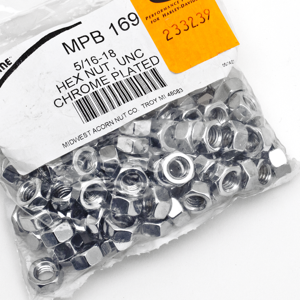 Midwest Acorn Nut Company Chrome Plated Nuts and Washers Assortment – Hardware