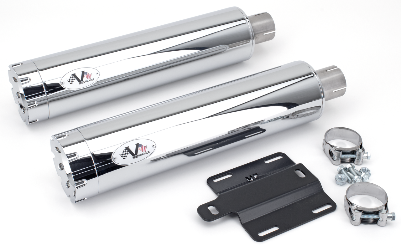 V-Performance Slip-On Mufflers for Indian Scout – Exhaust
