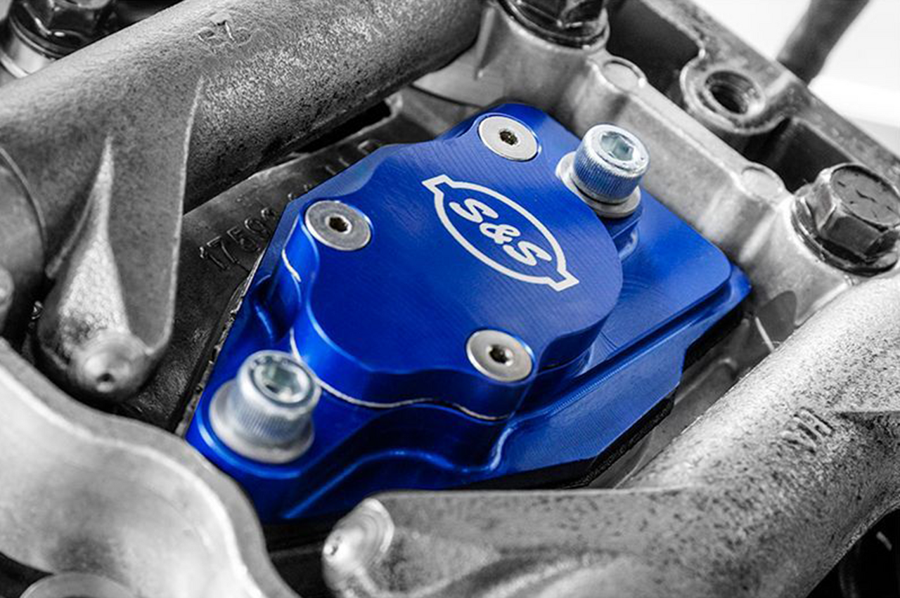 S&S Billet Head Breathers for Twin Cam – Engine