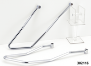 Zodiac Chrome Saddlebag Supports – Luggage